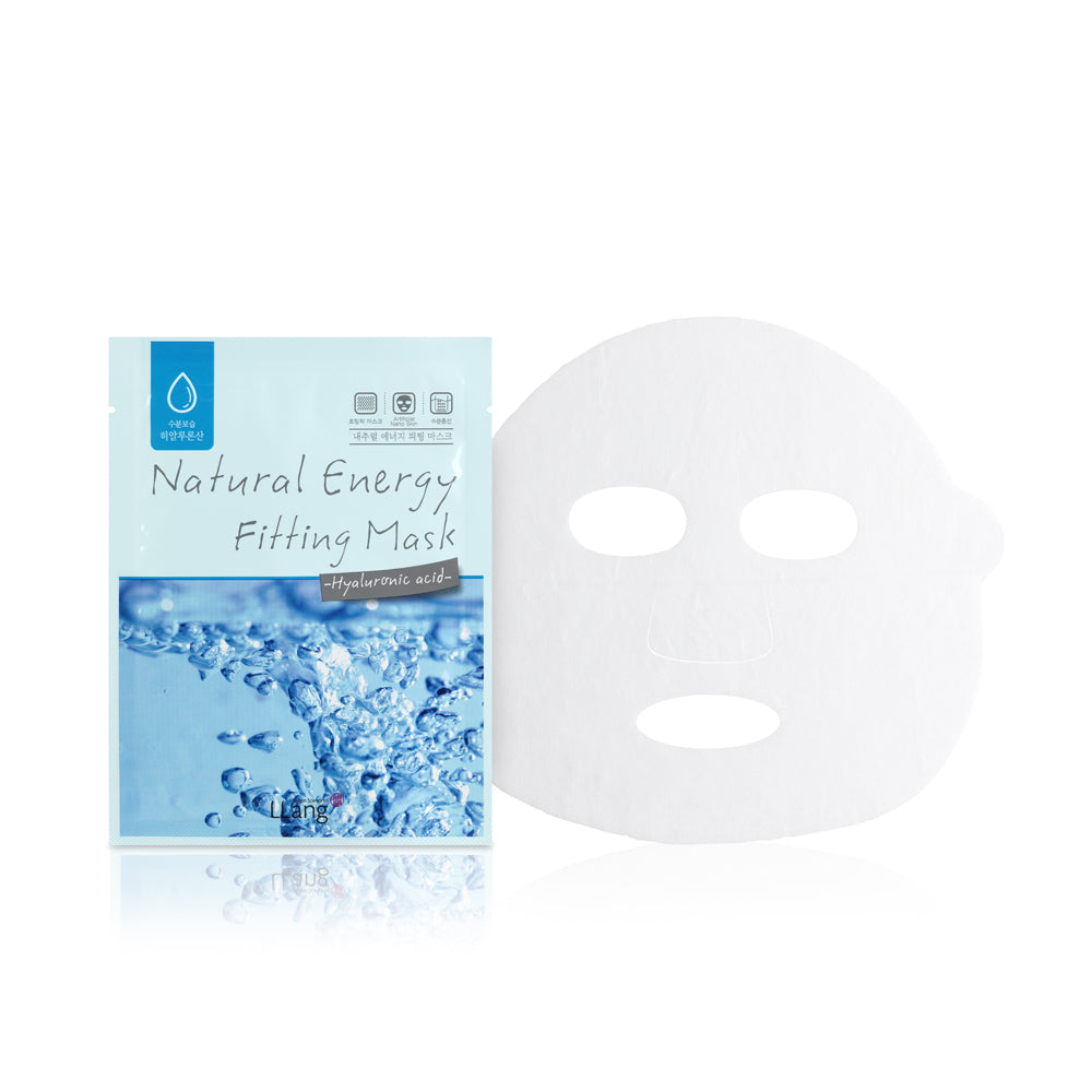 LLang Natural Energy Fitting Mask - Hyaluronic Acid | Masksheets
